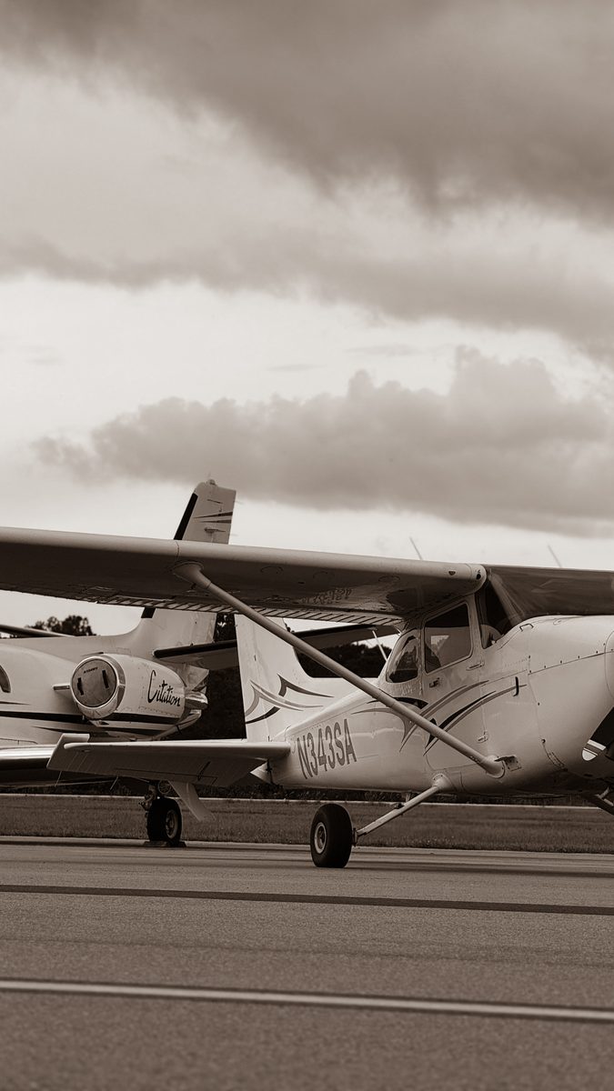 Training aircraft exterior